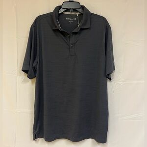 NEW Walter Hagen Men's Clubhouse Pique Golf Polo in graphica charcoal size:XL